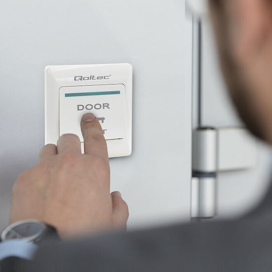 Qoltec Exit Button White