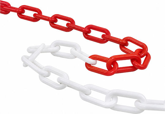 Plastic Traffic Chain Red L1m