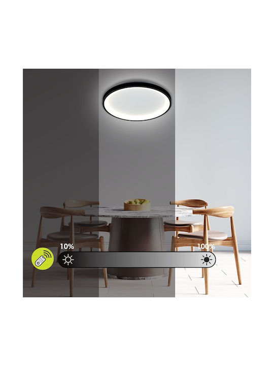 Ceiling Light Alexa-c Led 60w Cct 2919lm 230v Dim Φ40 Black 5252