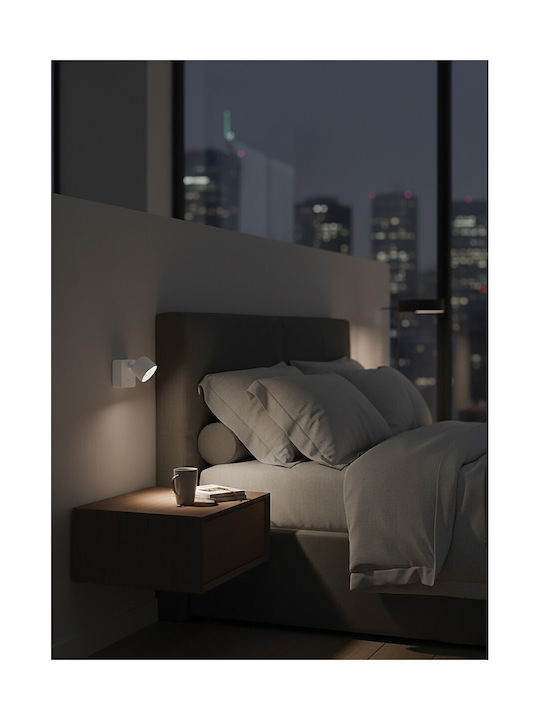 VK Lighting Φωτιστικό Τοίχου με Ενσωματωμένο LED και Θερμό Λευκό Φως Μαύρο