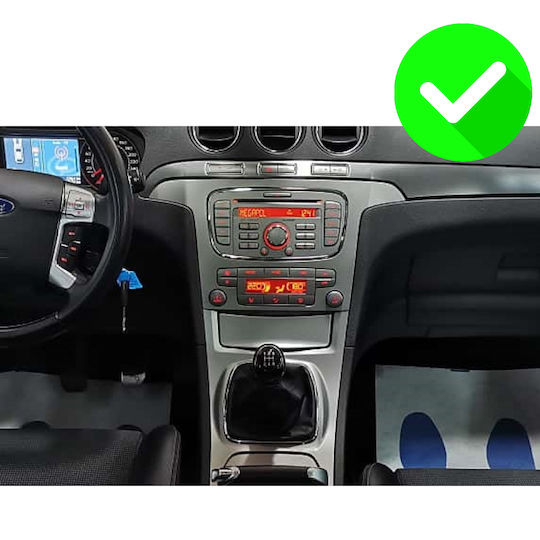 Carmedia Ηχοσύστημα Αυτοκινήτου για Ford S-Max 2006-2014 με Clima (Bluetooth/USB/WiFi/GPS/Apple-Carplay/Android-Auto) με Οθόνη Αφής 9"
