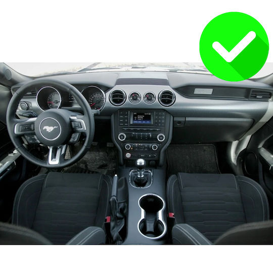 Carmedia Car Audio System for Ford Mustang 2015-2020 (Bluetooth/USB/WiFi/GPS/Apple-Carplay/Android-Auto) with Touch Screen 9"