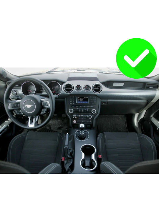 Carmedia Auto-Audiosystem für Ford Mustang 2015-2020 (Bluetooth/USB/WiFi/GPS/Apple-Carplay/Android-Auto) mit Touchscreen 12.3"