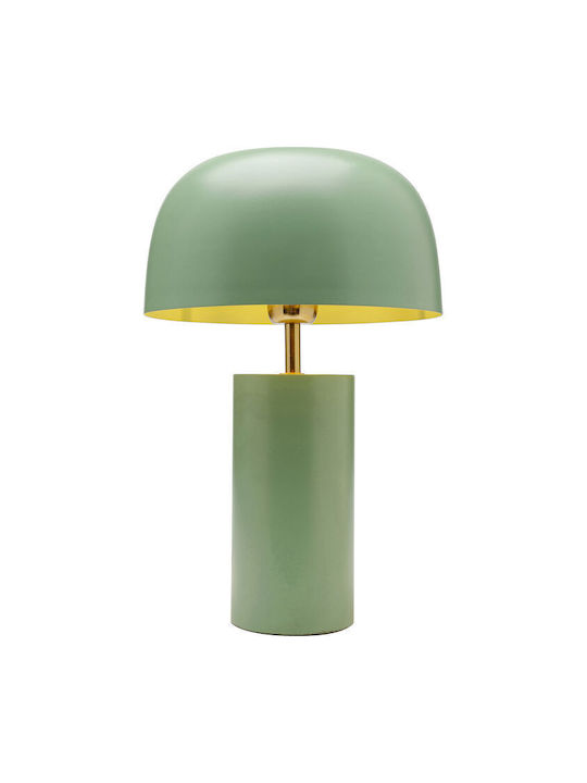 Kare Design Metal Table Lamp with Green Shade and Base