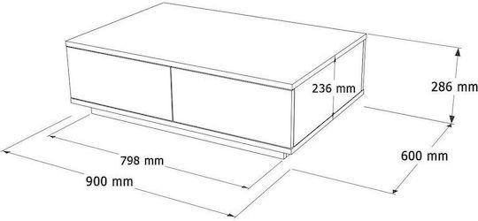 TV-Ständer Weiß M180xT45xH45cm