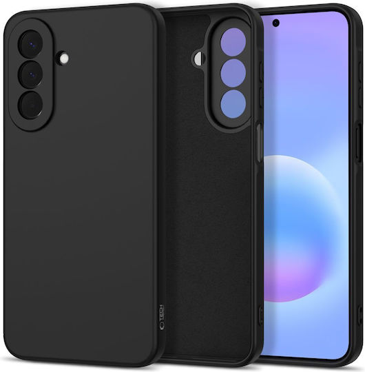 Tech-Protect Icon Rückseite Umschlag Silikon Schwarz (Galaxy A27 5G)