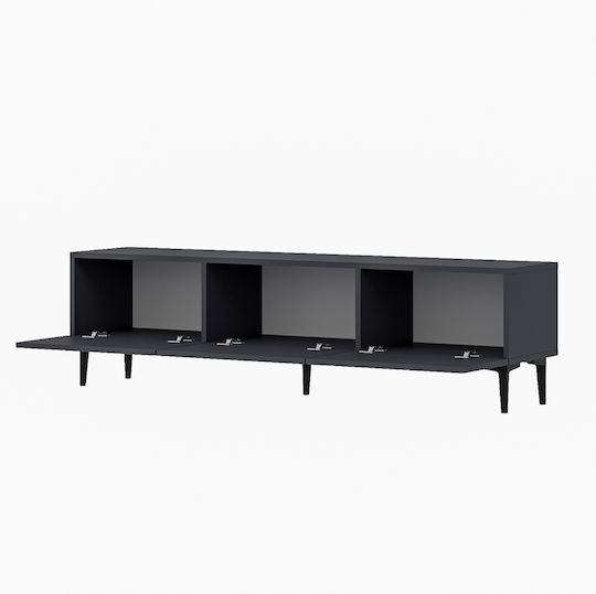 Телевизионно Мебел Подово Сиво 160x30x44см