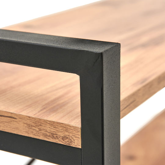 Metal Multicolour TV Stand L120xD34xH60cm