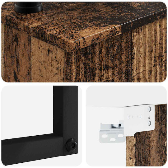 vidaXL Bathroom Vanity Unit With Sink M40xD35xH39cm Brown