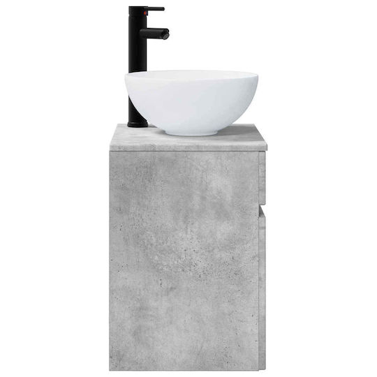 vidaXL Vanity Unit with Sink M39xD41xH64.5cm Gray