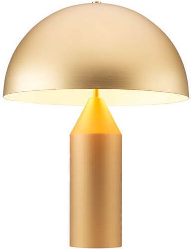 Luma Metal Lampă de masă pentru Soclu E27 cu Abajur Auriu și Bază