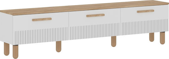 Έπιπλο Τηλεόρασης Πολύχρωμο Μ180xΠ30xΥ43cm
