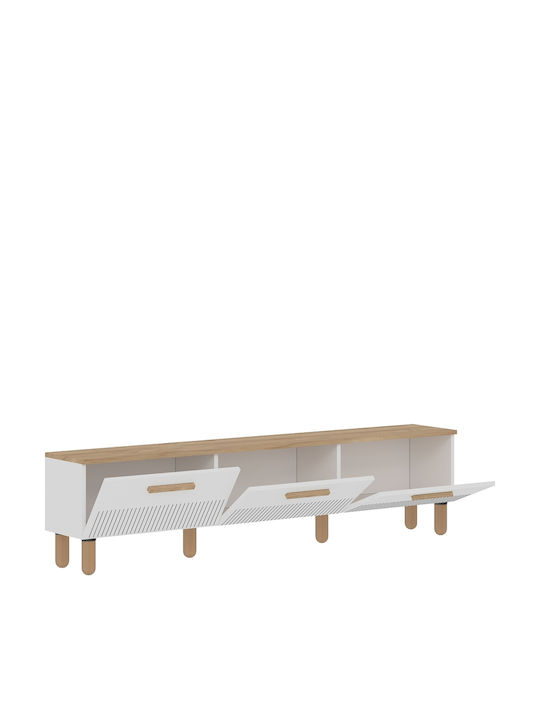 Έπιπλο Τηλεόρασης Πολύχρωμο Μ180xΠ30xΥ43cm