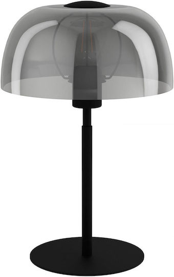 Eglo Plastic Lampă de masă pentru Soclu E27 cu Abajur Negru și Bază Eglo Plastic Lampă de masă pentru Soclu E27 cu Abajur Negru și Bază