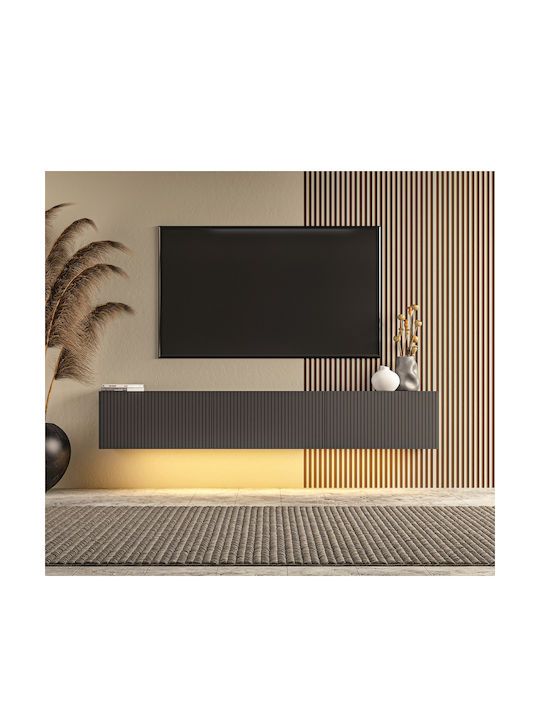 TV-Ständer mit LED-Beleuchtung aus Spanplatte M150xT31xH29cm