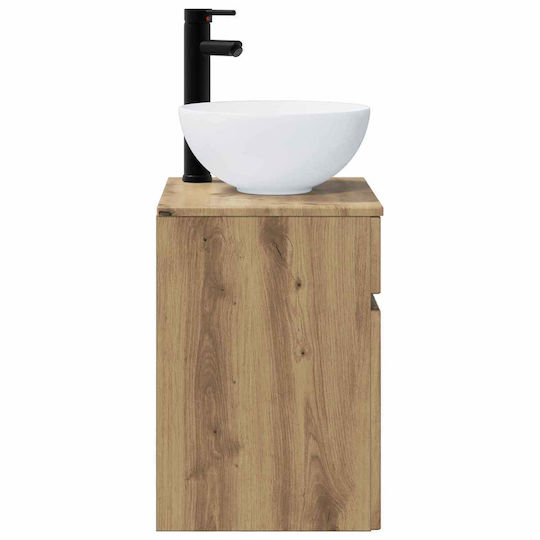 vidaXL Vanity Unit with Sink M39xD41xH64.5cm Brown
