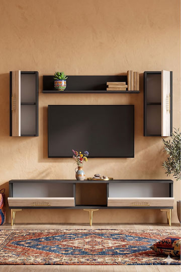 Έπιπλο TV Επιδαπέδιο Συνθετικό Ξύλο 150x30x41εκ. Έπιπλο TV Επιδαπέδιο Συνθετικό Ξύλο 150x30x41εκ.