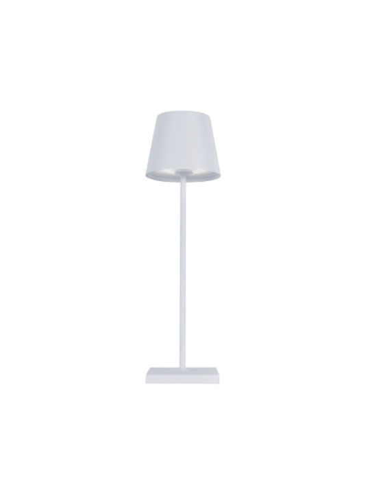GBC Table Lamp with White Shade and Base