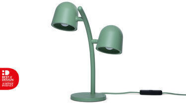 Fatboy Metal Lampă de masă cu Abajur Verde și Bază