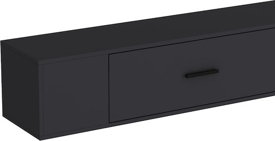 Έπιπλο TV Επιτοίχιο Γκρι 150x30x33εκ.