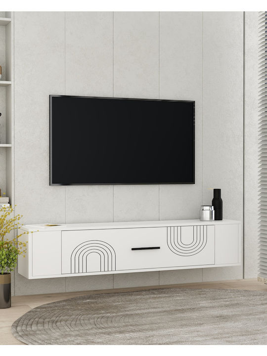 SteweHome TV-Ständer Mehrfarbig M120xP26xH33cm