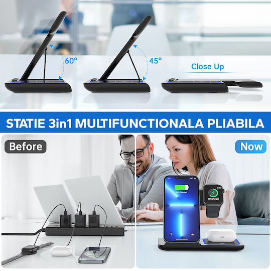 Alista Home Încărcător Wireless (Qi Pad) 15W Negru (123343)