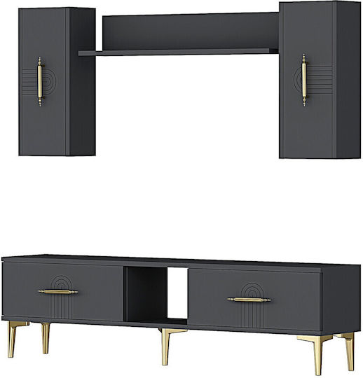 Έπιπλο TV Επιδαπέδιο Συνθετικό Ξύλο 150x30x41εκ. Έπιπλο TV Επιδαπέδιο Συνθετικό Ξύλο 150x30x41εκ.