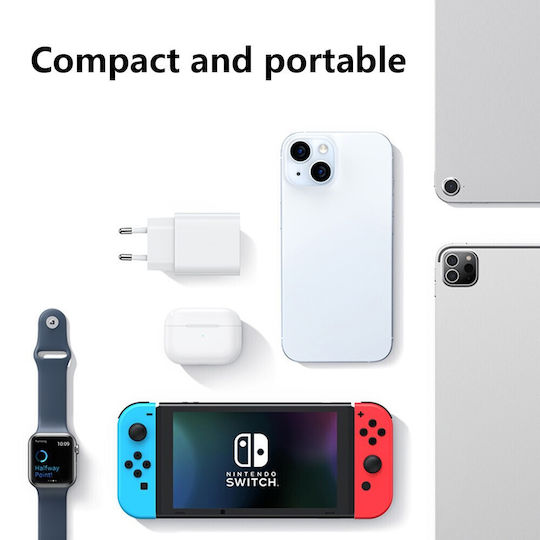 Alista Home Încărcător Fără Cablu cu Port USB-C 20W Power Delivery Alb (161965)