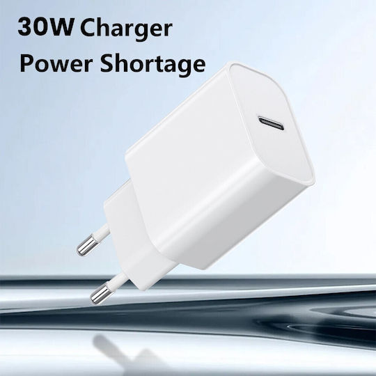 Alista Home Incarcator Fără Cablu cu Port USB-C 30W Power Delivery Alb (161966)
