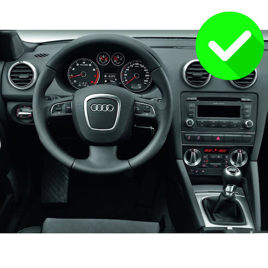Carmedia Ηχοσύστημα Αυτοκινήτου για Seat Exeo Audi A3 2003-2012 (Bluetooth/USB/WiFi/GPS/Apple-Carplay/Android-Auto) με Οθόνη Αφής 9"