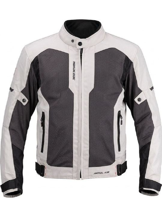 Nordcode Jackal Air Summer Men's Riding Jacket Gray / Red