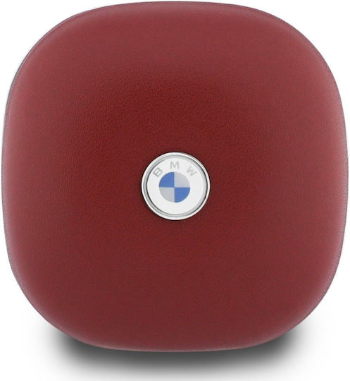 BMW Leder Metall Logo In-Ear Bluetooth Kopfhörer Mit Ladekoffer Rote