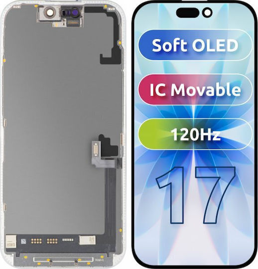 MP Screen with Touch Mechanism for Apple iPhone 17 (Black)