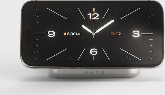 Zens Încărcător Wireless (Qi Pad) 15W Alb (Nightstand)