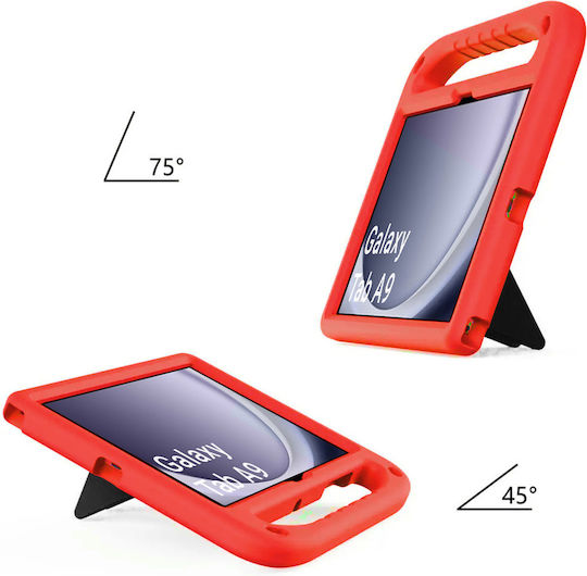 Funcolor Case Samsung Galaxy Tab A9 8.7 Red