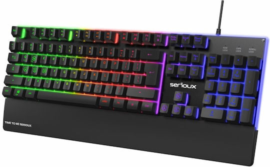 Serioux Nexor Гейминг Клавиатура с RGB Осветление (Английски US)