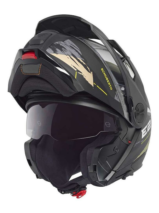 Schuberth E2 Adventure Trail Green Κράνος Μηχανής Flip-Up ECE 22.06 1644gr