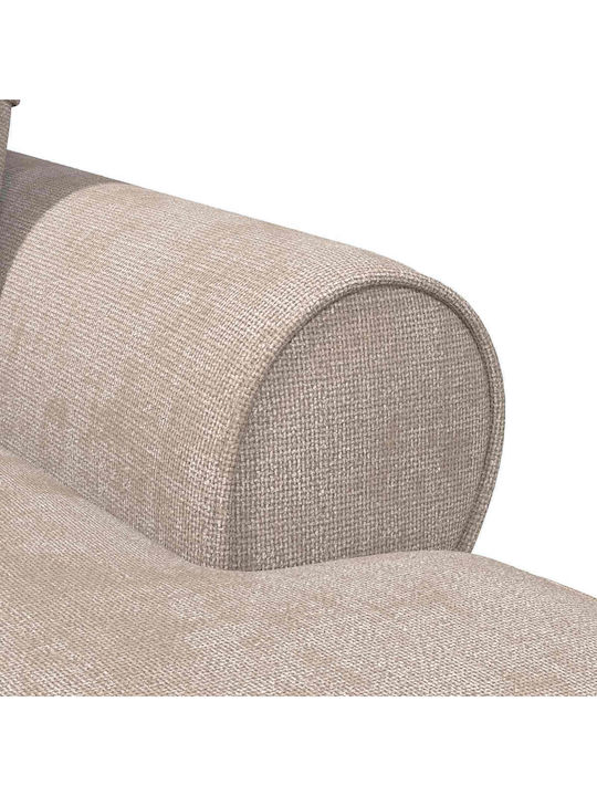 Recliner Fabric Beige L157xW91xH91cm