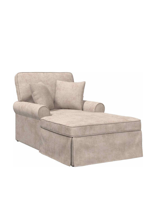 Recliner Fabric Beige L157xW91xH91cm