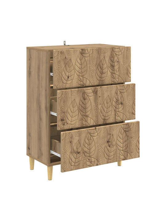 Скриня За Спалня Дървена Дъб 66x34.5x90см