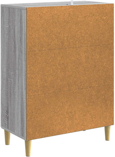 Comodă Dormitor din Lemn Gri 66x34.5x90 cm