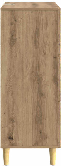 Wooden Oak Bedroom Chest of Drawers 66x34.5x90cm