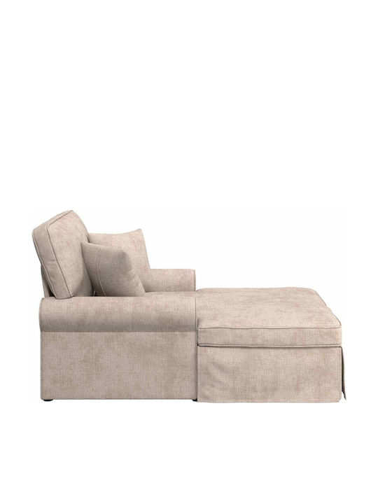 Recliner Fabric Beige L157xW91xH91cm