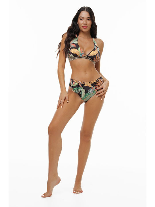 Bikinihosen Slip Schwarz
