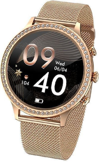 Veltori VT310-1 Smartwatch mit Herzfrequenzsensor (Gold)