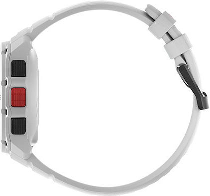 Polar Street X 45mm Αδιάβροχο Smartwatch με Παλμογράφο (Snow White)