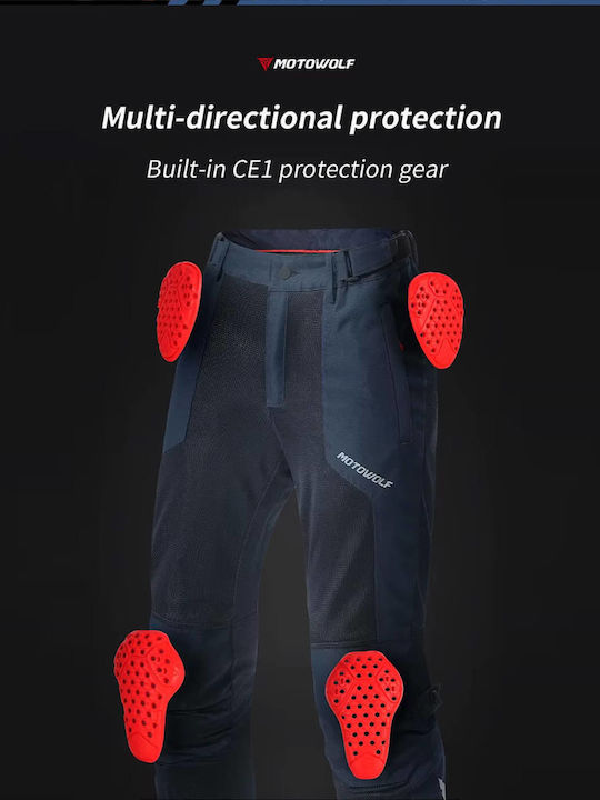 Motowolf Summertime Men's Riding Pants Brown