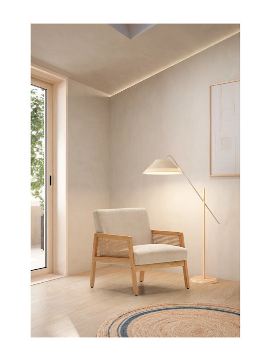 Debra Πολυθρόνα Beige 76.5x68x78cm