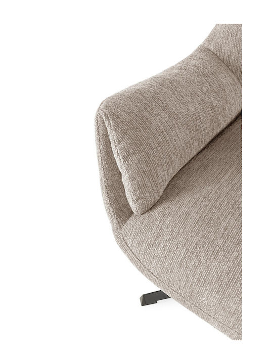 Odette Drehbarer Sessel Ecru 81x73x89cm