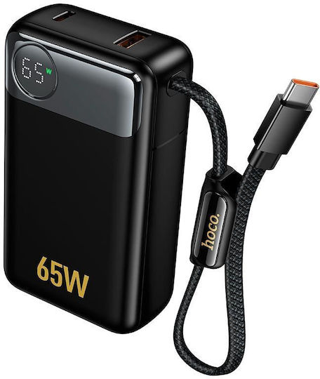 Hoco Q53 Power Bank 12000mAh 65W Power Delivery Μαύρο